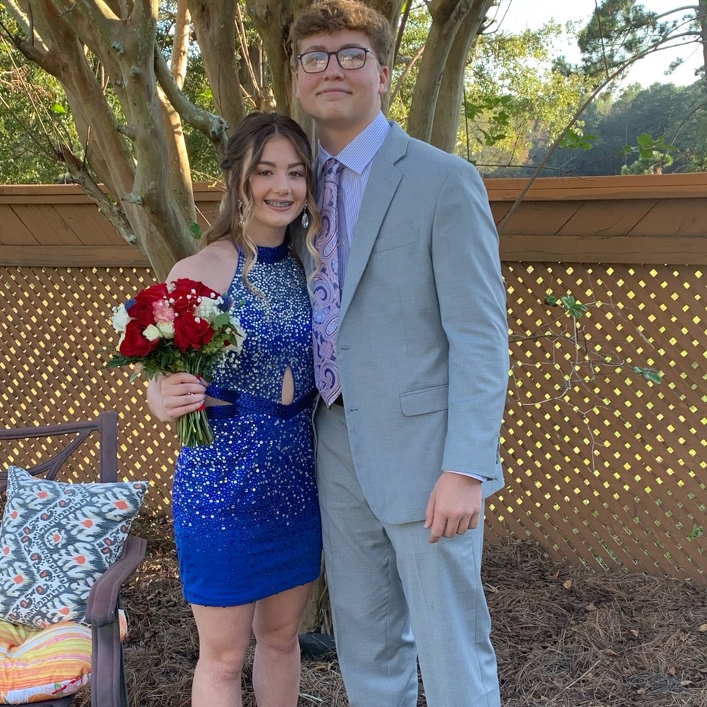 Royal blue homecoming dress in great condition. Taking best offer!